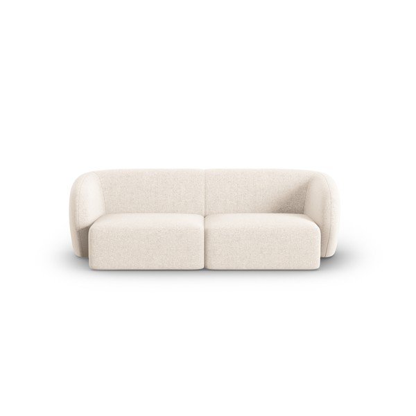 Bēšs dīvāns no šenila auduma 188 cm Paolo – Milo Casa