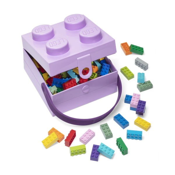 Violeta uzglabāšanas kaste ar LEGO® rokturi-image-2