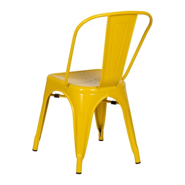 Dzelteni metāla pusdienu krēsli (2 gab.) – Ixia-image-3