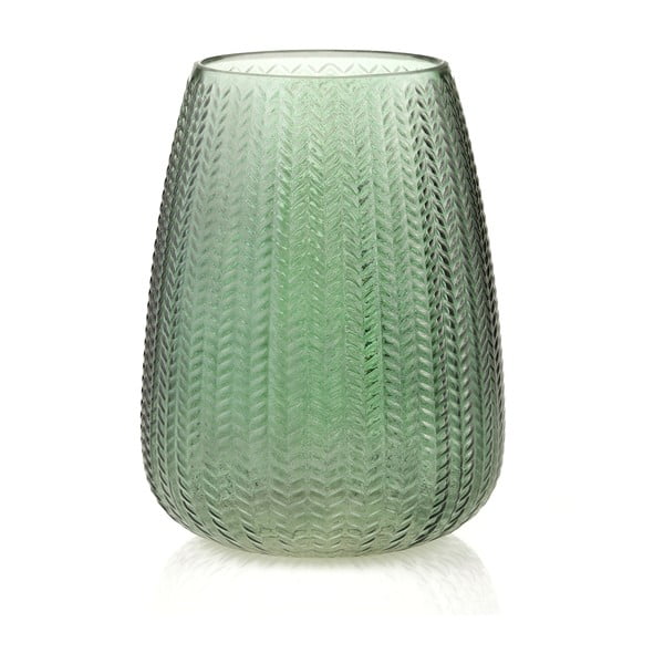 Zaļa stikla vāze (augstums 24 cm) Sevilla – AmeliaHome