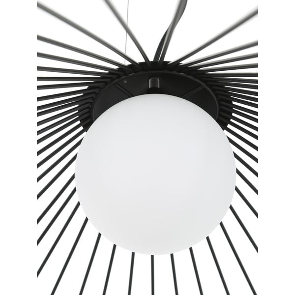 Melna griestu lampa Westwing Collection Silvan-image-4
