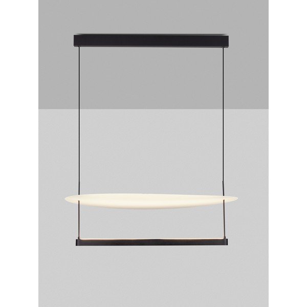 Balta/matēti melna alumīnija LED piekaramā lampa ar regulējamu spilgtumu ø 80 cm Diona – Nova Luce-image-4