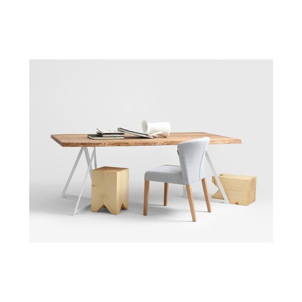 Ēdamgalds ar ozolkoka virsmu Custom Form Sherwood, 180 x 90 cm-image-3