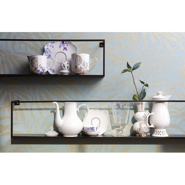 Melns sienas plaukts WOOOD Meert, garums 50 cm-image-1