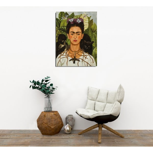 Gleznas reprodukcija uz audekla Frida Kahlo, 30 x 40 cm-image-3