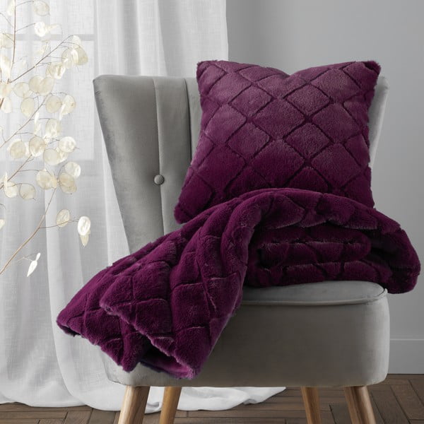Mikroplīša pleds 130x170 cm Cosy Diamond – Catherine Lansfield-image-3