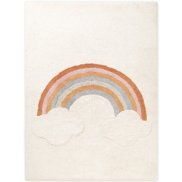 Krēmkrāsas mazgājams/ar rokām darināts kokvilnas bērnu paklājs 140x200 cm Snuggle Petite – Hanse Home