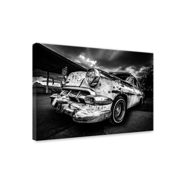 Attēls Styler Audekls Silver Old Car, 85 x 113 cm-image-2