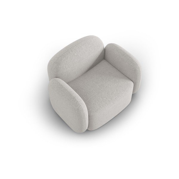 Gaiši pelēks atpūtas krēsls Blair – Micadoni Home-image-3