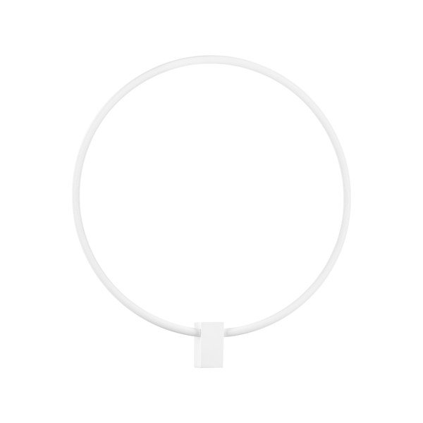 Matēti balta alumīnija LED sienas lampa ar regulējamu spilgtumu Cercio – Nova Luce-image-3