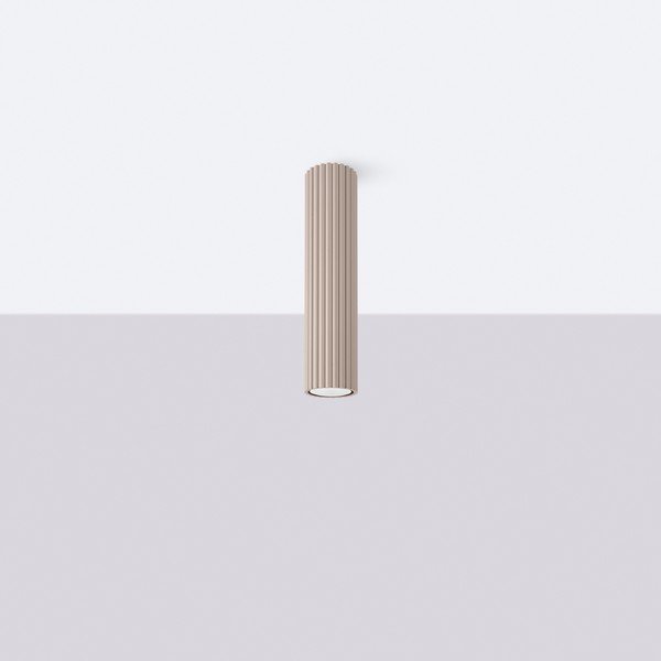 Pelēkbrūna metāla prožektora tipa lampa Gleam – Sollux-image-2