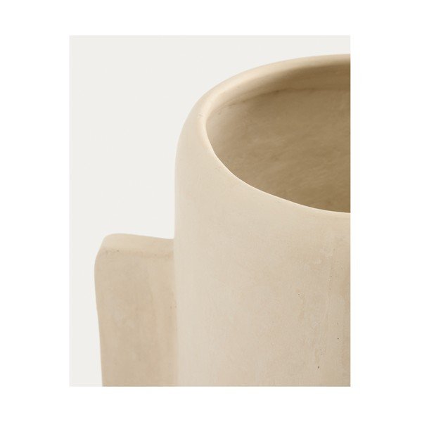 Krēmkrāsas vāze no papjēmašē (augstums 38 cm) Mireni – Kave Home-image-4