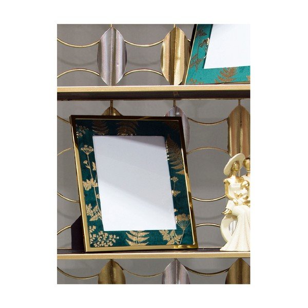 Zaļš ar zeltu galda fotorāmis Mauro Ferretti Glam, 20 x 25 cm-image-1