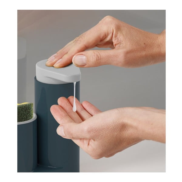 Pelēks mazgāšanas līdzekļu turētājs Joseph Joseph SinkBase-image-2