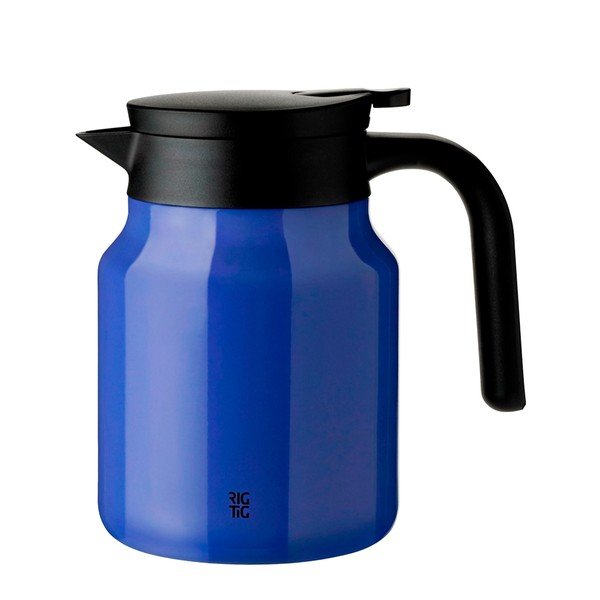 Zils nerūsējošā tērauda termosa kanna 900 ml Therm-It – RIG-TIG