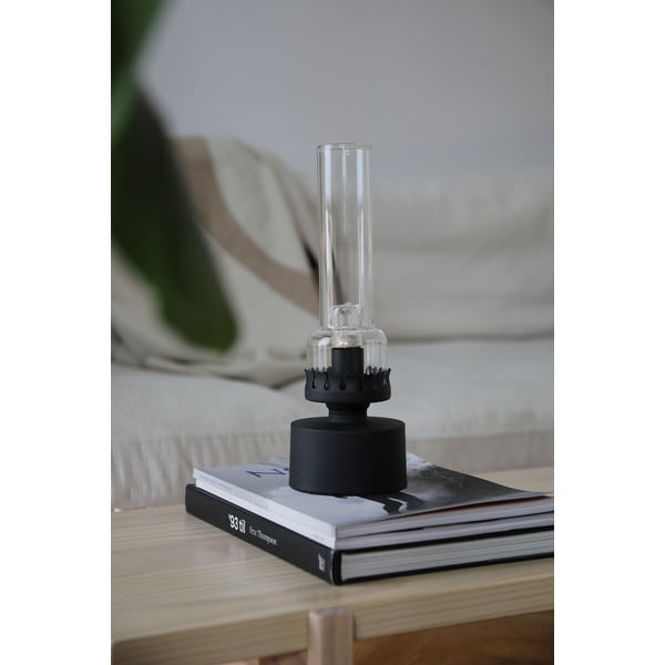 Melna galda lampa ar stikla abažūru (augstums 31 cm) Kandella – Markslöjd-image-2