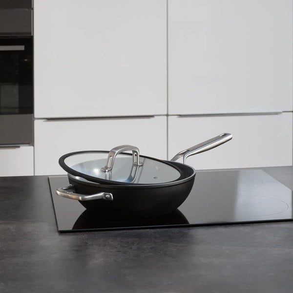 Wok panna ar vāku/ar keramikas pārklājumu ø 28 cm Meda 3.0 – FABINI-image-1