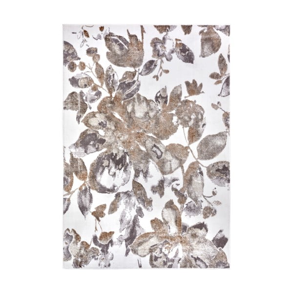 Pelēks/brūns paklājs 67x120 cm Shine Floral – Hanse Home