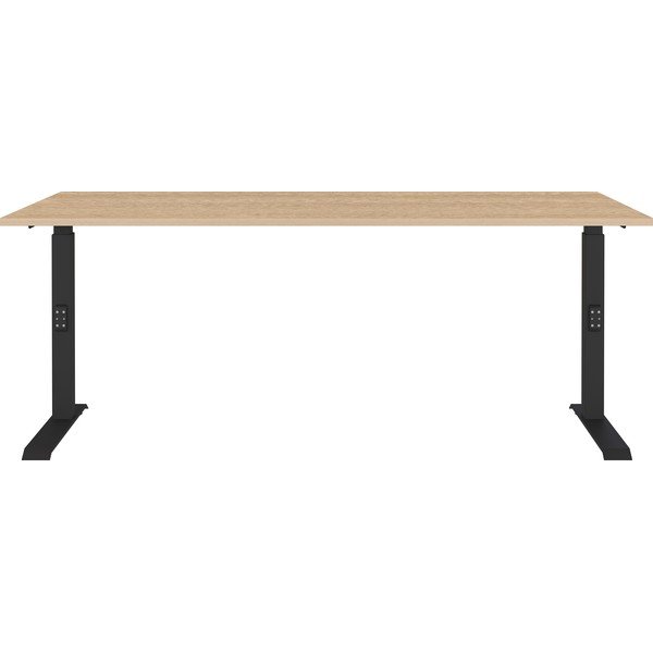 Regulējams darba galds ar ozolkoka imitācijas galda virsmu 80x180 cm Lissabon – Germania-image-1