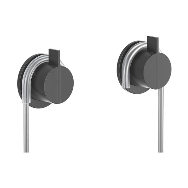 Vannas istabas piekaramais plaukts no nerūsējošā tērauda sudraba krāsā Origin – Metaltex-image-2