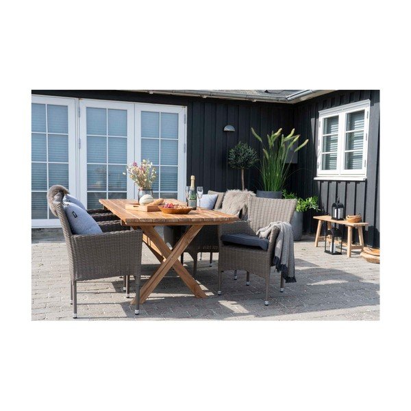 Melna un balta kokvilnas sega House Nordic Cort, 170 x 130 cm-image-2