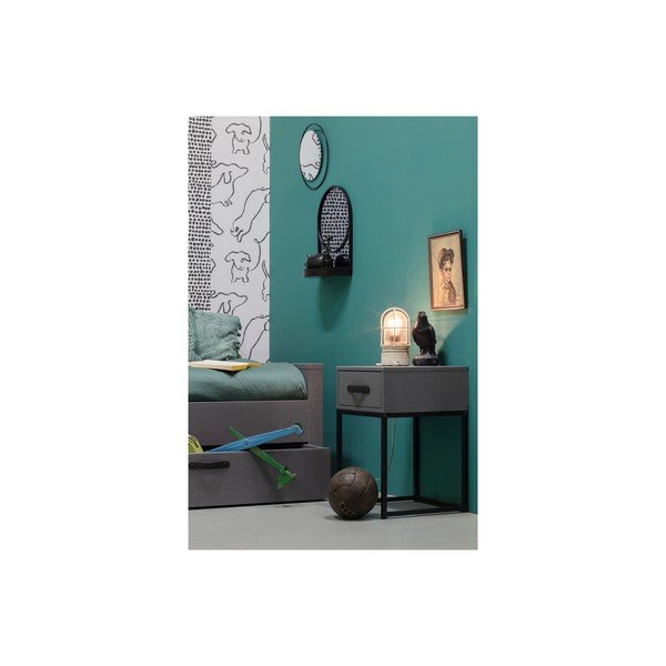 Naktsskapītis no priedes koka WOOOD Morris-image-3