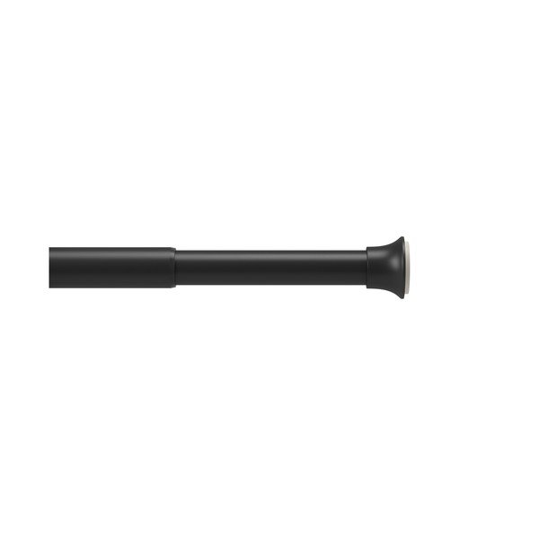 Matēti melna dušas aizkaru stanga 106 - 182 cm Chroma – Umbra-image-2