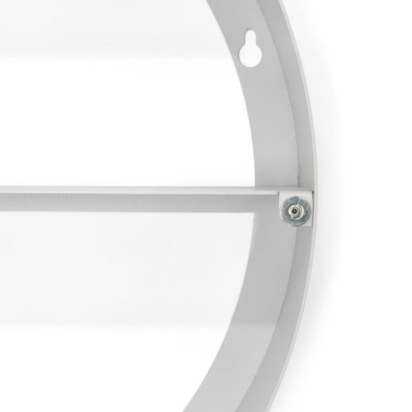 Pelēkbrūns metāla piekarams/ar spoguli vannas istabas skapis 55x55 cm Sonnet – Spinder Design-image-3