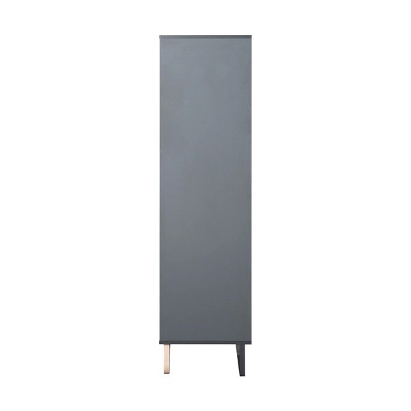 Antracīta pelēks bērnu grāmatu plaukts 107x159 cm Jara – Roba-image-3