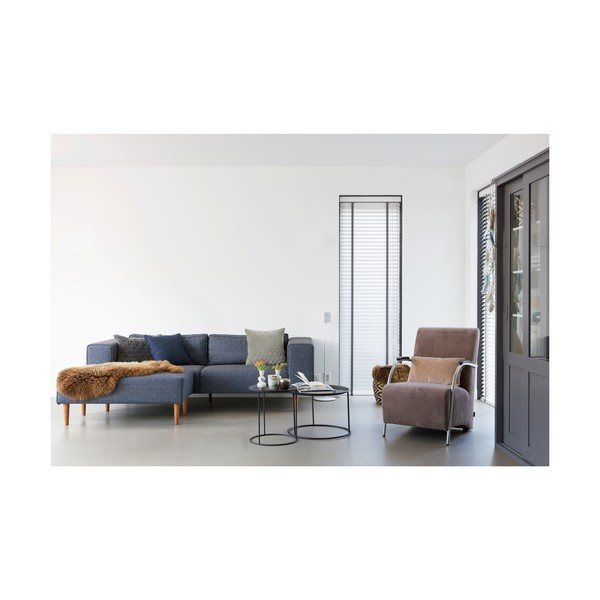 Melns kafijas galdiņš WOOOD Ivar, Ø 40 cm-image-4