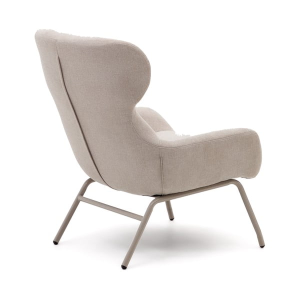 Bēšs atpūtas krēsls Belina – Kave Home-image-3