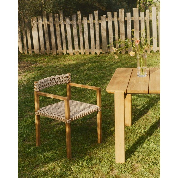Dabīga toņa masīvkoka/rotangpalmas dārza krēsli (2 gab.) Giverola – Kave Home-image-4