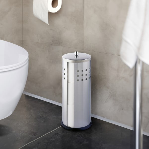 Tualetes papīra turētājs sudraba krāsā Wenko Ancona Matt-image-1