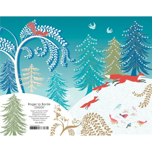 Apsveikumu kartītes (8 gab.) ar Ziemassvētku motīvu Christmas  – Roger la Borde-image-1