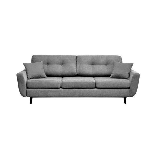 Pelēks trīsvietīgs dīvāns ar melnām kājām Mazzini Sofas Jasmin-image-2