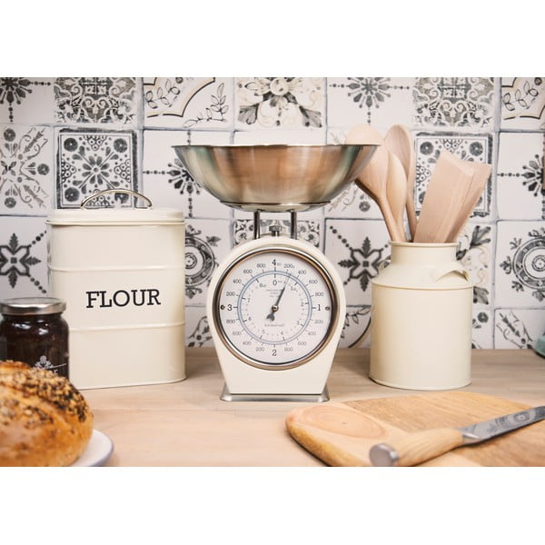 Krēmkrāsas virtuves svari Kitchen Craft Living Nostalgia, slodze 4 kg maks.-image-1