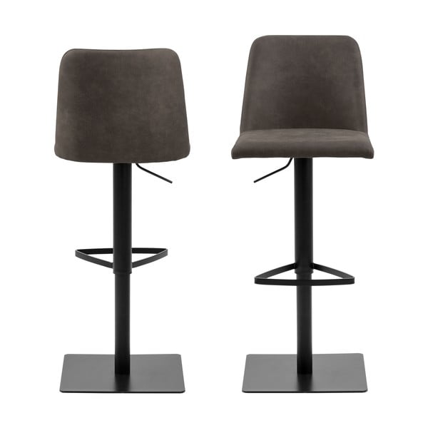 Antracīta pelēks bāra krēsls ar regulējamu augstumu (sēdekļa augstums 78,5 cm) Avanja – Actona-image-3