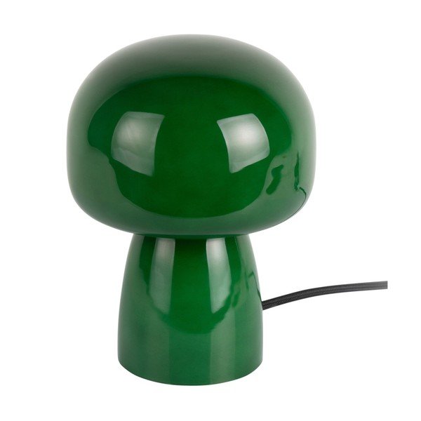 Tumši zaļa stikla galda lampa (augstums 20 cm) Fervor – Leitmotiv