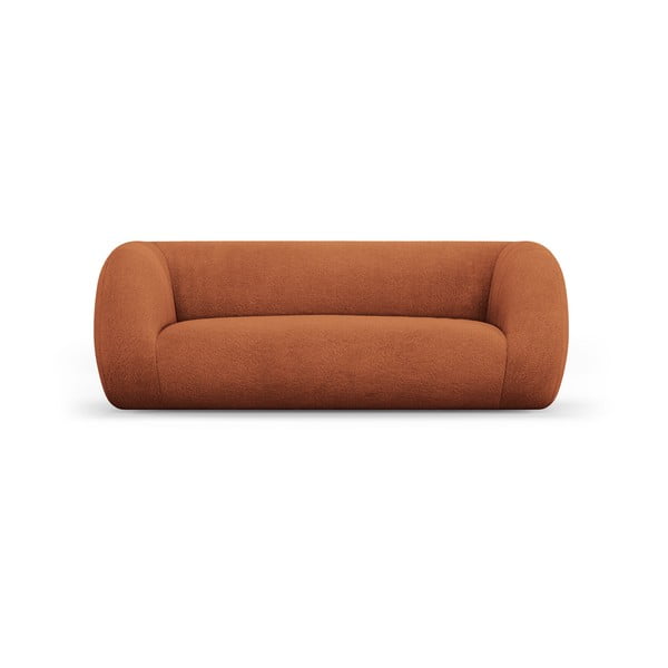 Oranžs dīvāns no buklē auduma 210 cm Essen – Cosmopolitan Design