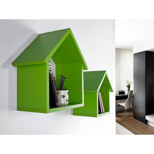 2 plauktu komplekts Maison, zaļš-image-1