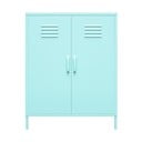 Gaiši zils metāla skapis 80x102 cm Cache – Novogratz