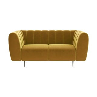 Medus dzeltens samta dīvāns Ghado Shel, 170 cm