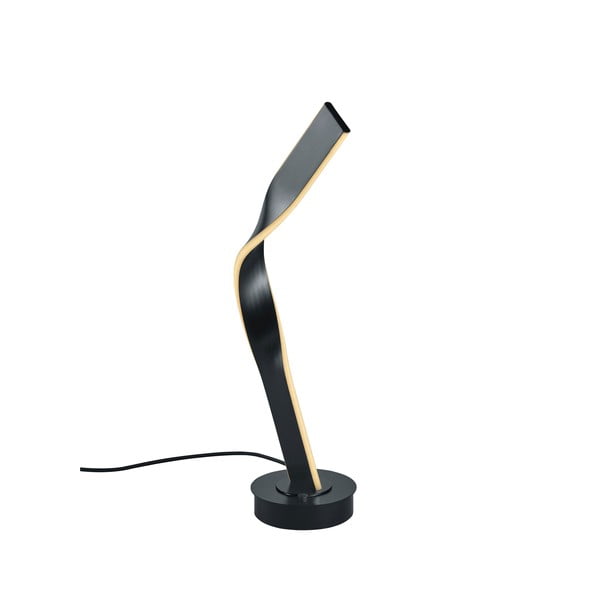 Melna LED galda lampa ar metāla abažūru (augstums 64,5 cm) Cicenza – CINQUE