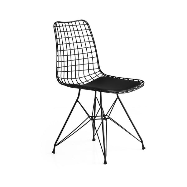 Melni metāla pusdienu krēsli (2 gab.) Tivoli – Kalune Design