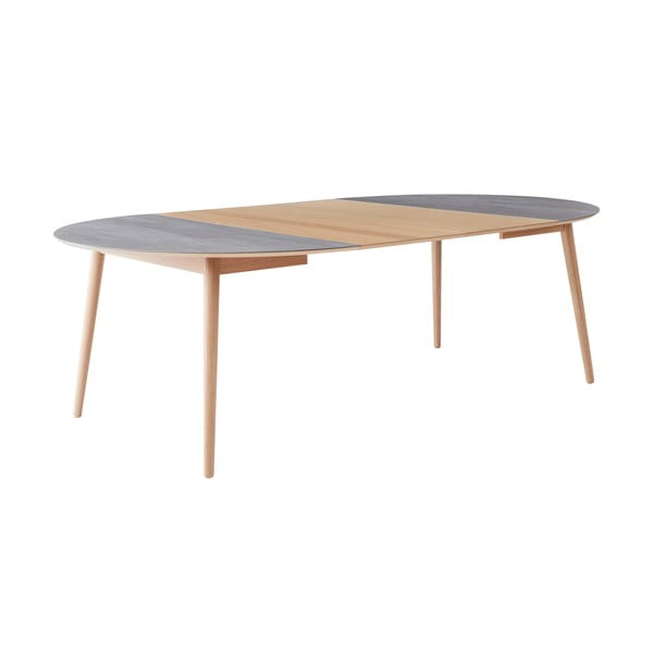 Apaļš izvelkams ēdamgalds ar keramikas virsmu ø 135 cm Meza – Hammel Furniture-image-3