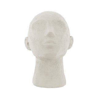 Baltā krāsas dekoratīvā figūriņa PT LIVING Face Art, augstums 22,8 cm