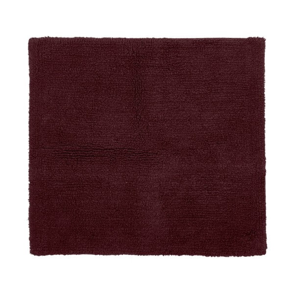 Bordo sarkans vannas paklājs 60x60 cm Riva – Tiseco Home Studio