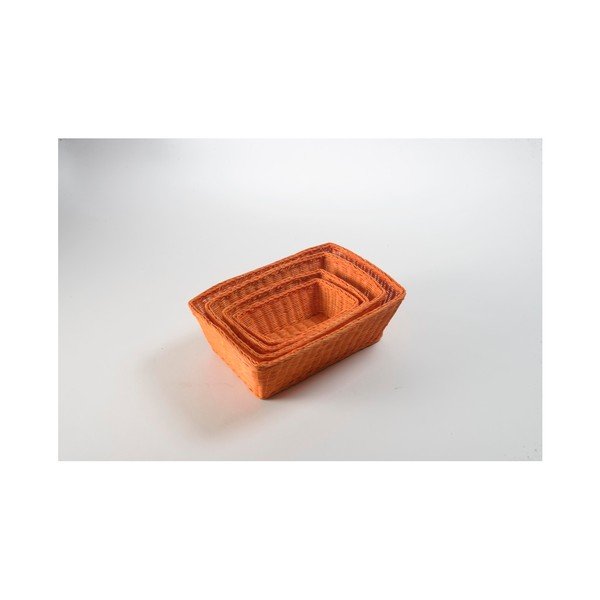 4 oranžu rotangpalmas grozu komplekts Compactor Saga-image-1