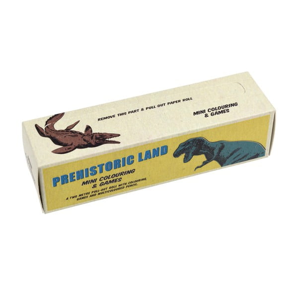 Krāsojamo grāmatu un mīklu ceļojumu komplekts bērniem Rex London Prehistoric-image-2