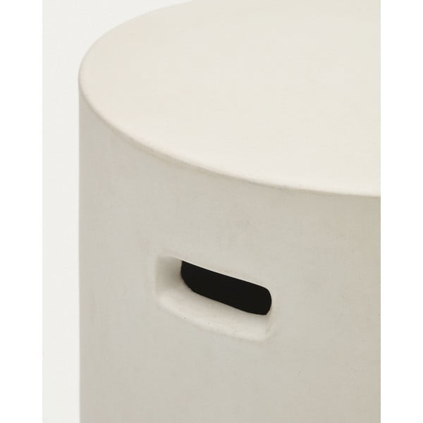 Betona apaļš dārza kāju soliņš ø 37 cm Aiguablava – Kave Home-image-3